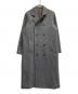 AURALEE（オーラリー）の古着「25AW SHETLAND WOOL DOUBLE CLOTH COAT A25AC01HD」｜グレー