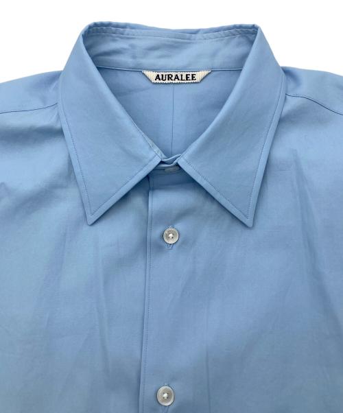 AURALEE（オーラリー）AURALEE (オーラリー) 25SS WASHED FINX TWILL SHIRT BLUE サイズ:5の古着・服飾アイテム