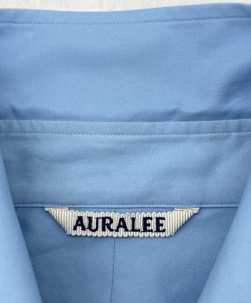 AURALEE（オーラリー）AURALEE (オーラリー) 25SS WASHED FINX TWILL SHIRT BLUE サイズ:5の古着・服飾アイテム