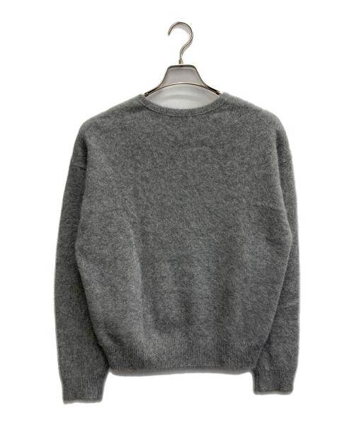 BEAUTY&YOUTH（ビューティーアンドユース）BEAUTY&YOUTH (ビューティーアンドユース) フォックスカシミヤブレンド Vネックニットプルオーバー グレー サイズ:表記無しの古着・服飾アイテム