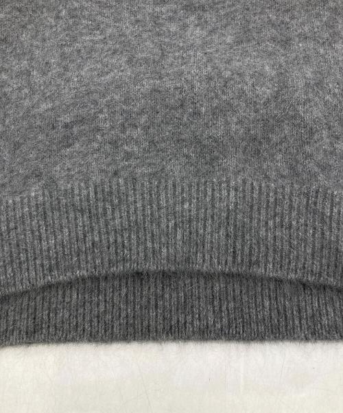 BEAUTY&YOUTH（ビューティーアンドユース）BEAUTY&YOUTH (ビューティーアンドユース) フォックスカシミヤブレンド Vネックニットプルオーバー グレー サイズ:表記無しの古着・服飾アイテム