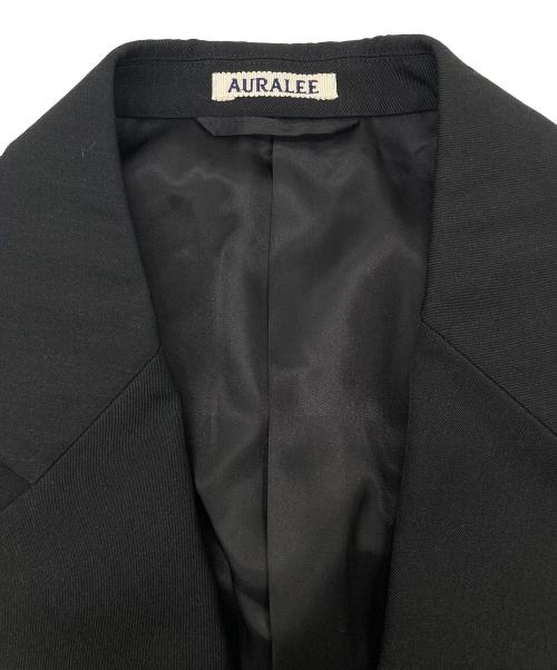 AURALEE（オーラリー）AURALEE (オーラリー) LIGHT WOOL MAX GABARDINE JACKET ブラック サイズ:5の古着・服飾アイテム