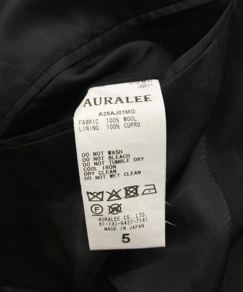 AURALEE（オーラリー）AURALEE (オーラリー) LIGHT WOOL MAX GABARDINE JACKET ブラック サイズ:5の古着・服飾アイテム