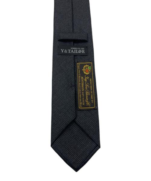 Y&TAILOR（ワイアンドテーラー）Y&TAILOR (ワイアンドテーラー) LORO PIANA (ロロピアーナ) ネクタイ グレー サイズ:FREEの古着・服飾アイテム