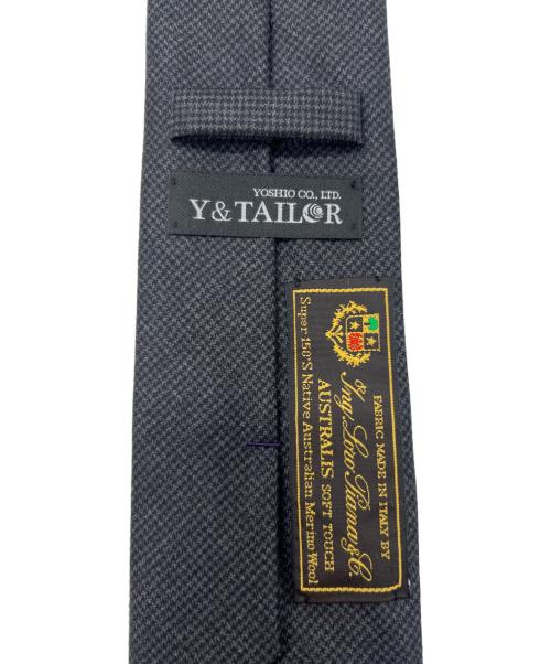 Y&TAILOR（ワイアンドテーラー）Y&TAILOR (ワイアンドテーラー) LORO PIANA (ロロピアーナ) ネクタイ グレー サイズ:FREEの古着・服飾アイテム