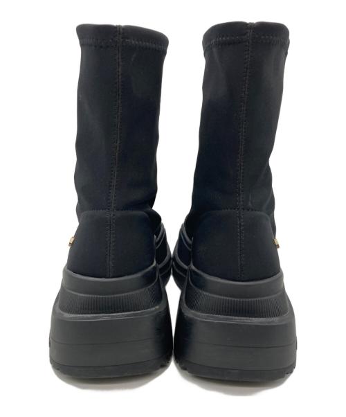 YELLO（イエロ）YELLO (イエロ) MIYABI SINGLE SNEAKER SHORT BOOTS ブラック サイズ:Sの古着・服飾アイテム