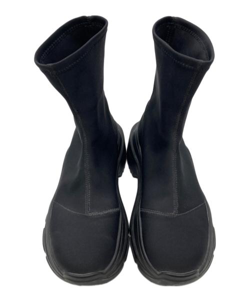 YELLO（イエロ）YELLO (イエロ) MIYABI SINGLE SNEAKER SHORT BOOTS ブラック サイズ:Sの古着・服飾アイテム