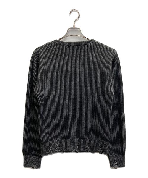 jent louis（ジェントルイス）jent louis (ジェントルイス) Zip V-neck Knit Tops グレー サイズ:Jの古着・服飾アイテム