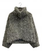 Knuth Marfクヌースマーフ）の古着「shaggy stand collar coat」｜グレー