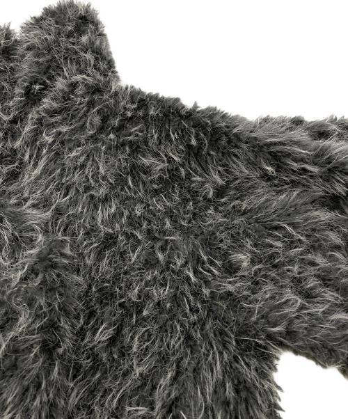 Knuth Marf（クヌースマーフ）Knuth Marf (クヌースマーフ) shaggy stand collar coat グレー サイズ:Fの古着・服飾アイテム