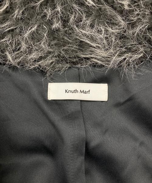 Knuth Marf（クヌースマーフ）Knuth Marf (クヌースマーフ) shaggy stand collar coat グレー サイズ:Fの古着・服飾アイテム