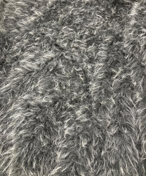 Knuth Marf（クヌースマーフ）Knuth Marf (クヌースマーフ) shaggy stand collar coat グレー サイズ:Fの古着・服飾アイテム