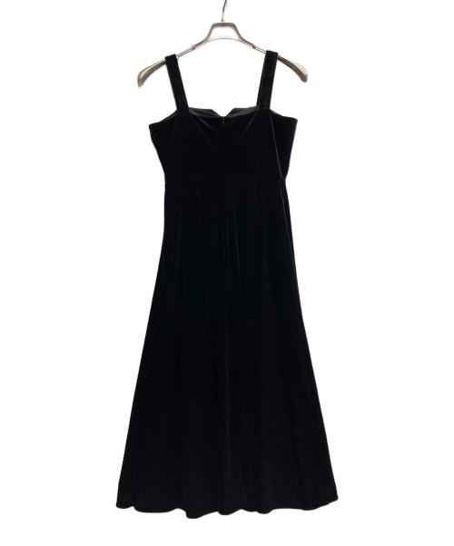LeJa（レジャ）leja (レジャ) 2WAY美脚フレアハイウエストキャミソールワンピース ブラック サイズ:Sの古着・服飾アイテム