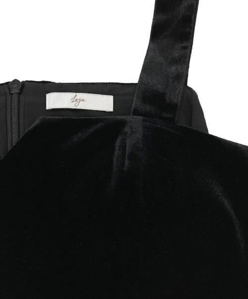 LeJa（レジャ）leja (レジャ) 2WAY美脚フレアハイウエストキャミソールワンピース ブラック サイズ:Sの古着・服飾アイテム