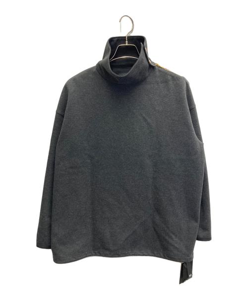 THE RERACS（ザ リラクス）THE RERACS (ザ リラクス) ハイネックカットソー グレー サイズ:36の古着・服飾アイテム