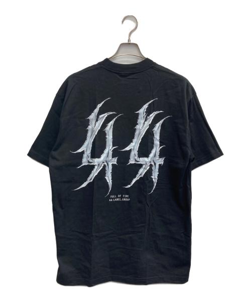 44 LABEL GROUP（フォーティーフォーレーベルグループ）44 LABEL GROUP (フォーティーフォーレーベルグループ) プリントTシャツ ブラック サイズ:Sの古着・服飾アイテム