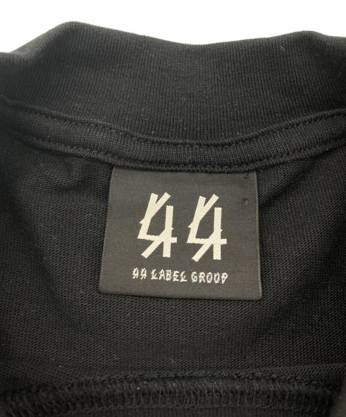 44 LABEL GROUP（フォーティーフォーレーベルグループ）44 LABEL GROUP (フォーティーフォーレーベルグループ) プリントTシャツ ブラック サイズ:Sの古着・服飾アイテム