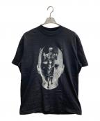 44 LABEL GROUP×ANYMAフォーティーフォーレーベルグループ×）の古着「コラボプリントTシャツ」｜ブラック