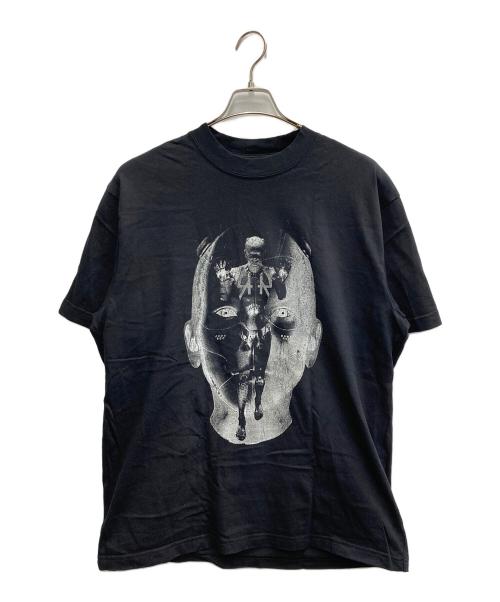44 LABEL GROUP（フォーティーフォーレーベルグループ）44 LABEL GROUP (フォーティーフォーレーベルグループ) ANYMA コラボプリントTシャツ ブラック サイズ:Lの古着・服飾アイテム