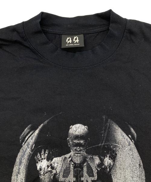 44 LABEL GROUP（フォーティーフォーレーベルグループ）44 LABEL GROUP (フォーティーフォーレーベルグループ) ANYMA コラボプリントTシャツ ブラック サイズ:Lの古着・服飾アイテム