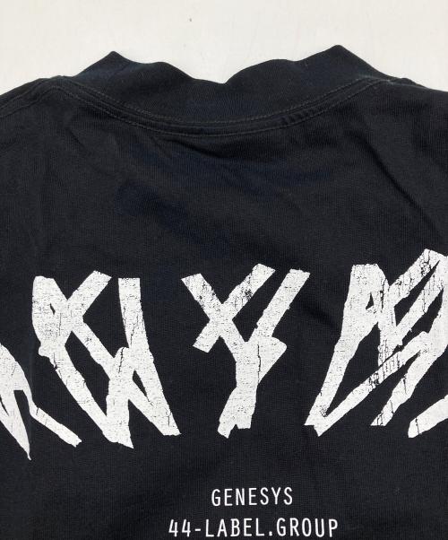 44 LABEL GROUP（フォーティーフォーレーベルグループ）44 LABEL GROUP (フォーティーフォーレーベルグループ) ANYMA コラボプリントTシャツ ブラック サイズ:Lの古着・服飾アイテム