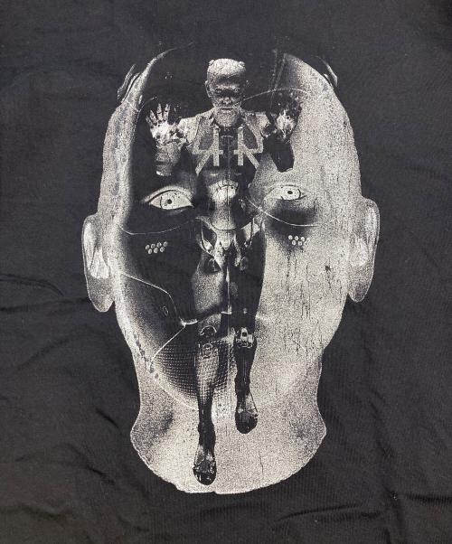 44 LABEL GROUP（フォーティーフォーレーベルグループ）44 LABEL GROUP (フォーティーフォーレーベルグループ) ANYMA コラボプリントTシャツ ブラック サイズ:Lの古着・服飾アイテム