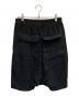 RICK OWENS (リックオウエンス) サルエル ハーフパンツ ブラック サイズ:48：20000円
