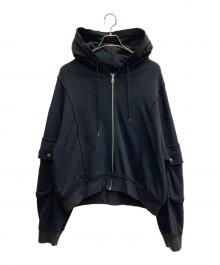 HARE（ハレ）の古着「UNDER GROUND MODE ヴィンテージスウェットパーカー」｜ブラック