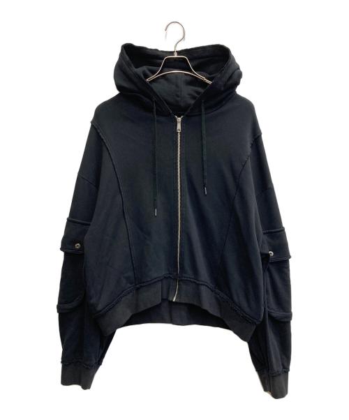 HARE（ハレ）HARE (ハレ) UNDER GROUND MODE ヴィンテージスウェットパーカー ブラック サイズ:FREEの古着・服飾アイテム