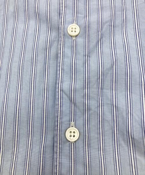 COMME des GARCONS SHIRT（コムデギャルソンシャツ）COMME des GARCONS SHIRT (コムデギャルソンシャツ) 袖リメイクストライプシャツ スカイブルー サイズ:Sの古着・服飾アイテム