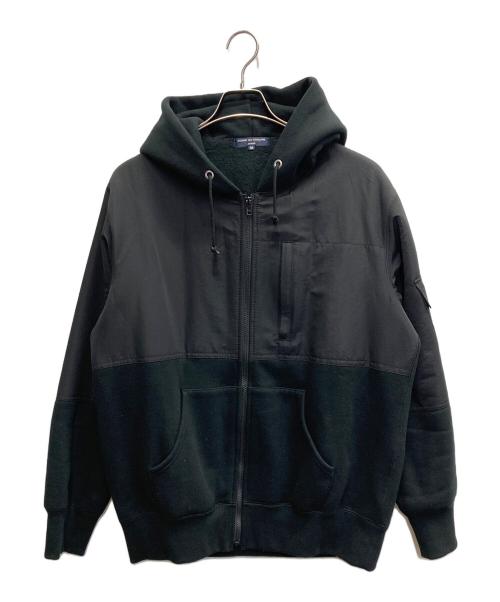 COMME des GARCONS HOMME（コムデギャルソン オム）COMME des GARCONS HOMME (コムデギャルソン オム) AD2020 切替ジップパーカー ブラック サイズ:Mの古着・服飾アイテム