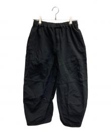 BLACK COMME des GARCONS（ブラックコムデギャルソン）の古着「AD2022　クロップドバルーンパンツ」｜ブラック