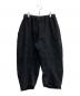BLACK COMME des GARCONS (ブラックコムデギャルソン) AD2022　クロップドバルーンパンツ ブラック サイズ:S：19000円