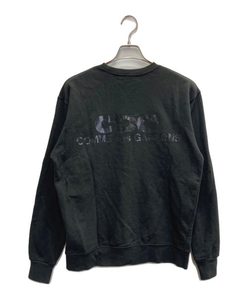 CDG（シーディージー）CDG (シーディージー) バックロゴプリントスウェット ブラック サイズ:Lの古着・服飾アイテム