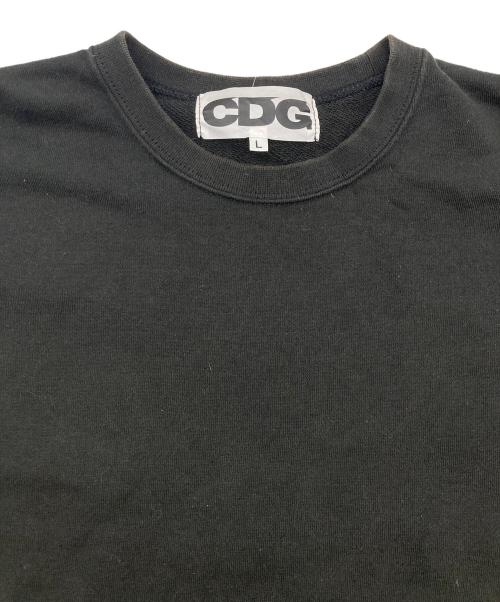 CDG（シーディージー）CDG (シーディージー) バックロゴプリントスウェット ブラック サイズ:Lの古着・服飾アイテム