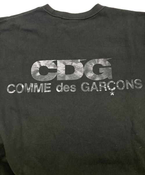 CDG（シーディージー）CDG (シーディージー) バックロゴプリントスウェット ブラック サイズ:Lの古着・服飾アイテム
