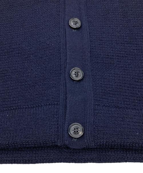 Maison Margiela（メゾンマルジェラ）Maison Margiela (メゾンマルジェラ) 23AW エルボーパッチ ウール ニットカーディガン ネイビー サイズ:Sの古着・服飾アイテム