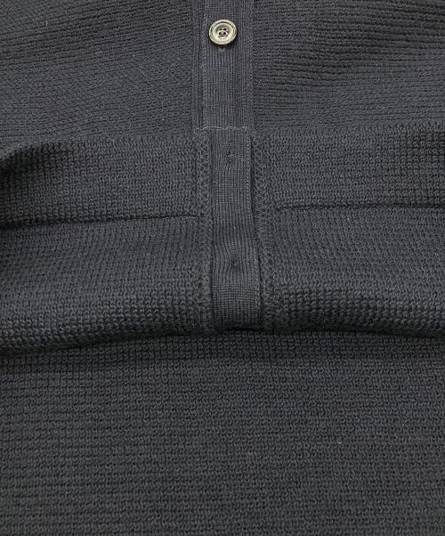 Maison Margiela（メゾンマルジェラ）Maison Margiela (メゾンマルジェラ) 23AW エルボーパッチ ウール ニットカーディガン ネイビー サイズ:Sの古着・服飾アイテム