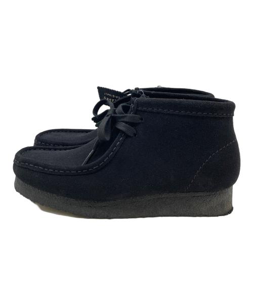 CLARKS（クラークス）CLARKS (クラークス) wallabees ワラビーブーツ ブラック サイズ:24.5の古着・服飾アイテム