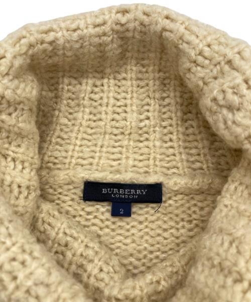 BURBERRY LONDON（バーバリーロンドン）BURBERRY LONDON (バーバリーロンドン) タートルネックニット ベージュ サイズ:2の古着・服飾アイテム