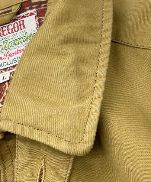 McGREGOR（マックレガー）McGREGOR (マックレガー) BLUE BLUE (ブルーブルー) ドリズラージャケット ブラウン サイズ:Lの古着・服飾アイテム