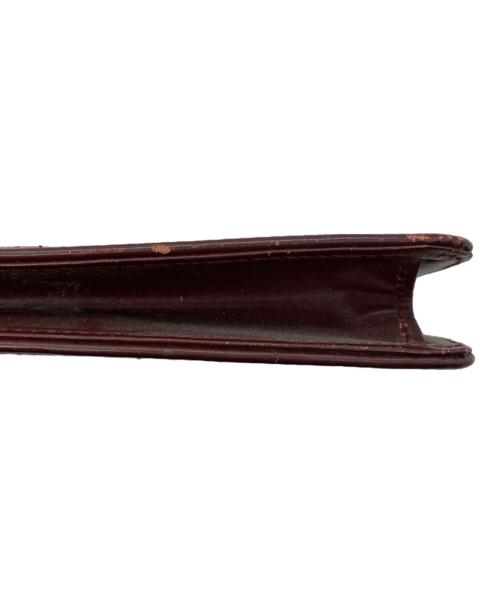 Cartier（カルティエ）Cartier (カルティエ) クラッチバッグ/マストライン ボルドーの古着・服飾アイテム