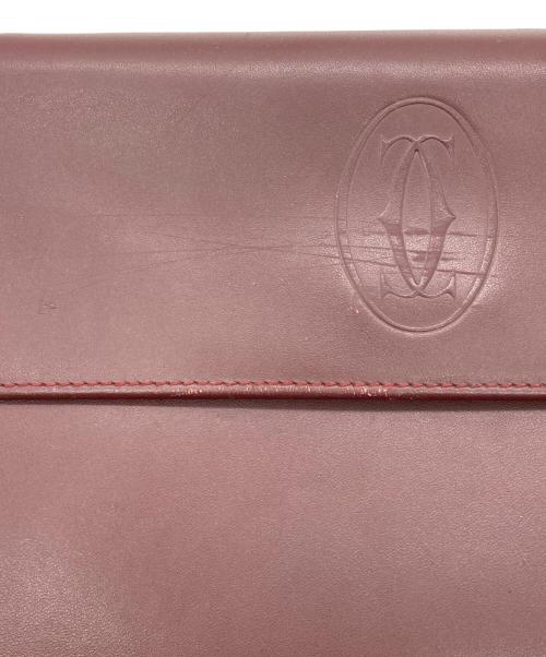 Cartier（カルティエ）Cartier (カルティエ) クラッチバッグ/マストライン ボルドーの古着・服飾アイテム