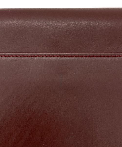 Cartier（カルティエ）Cartier (カルティエ) クラッチバッグ/マストライン ボルドーの古着・服飾アイテム