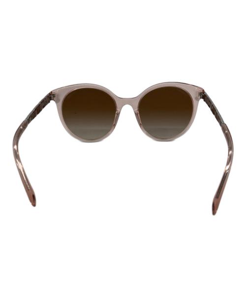 CHANEL（シャネル）CHANEL (シャネル) クリアピンク/メタルパーツロゴサングラス ピンク サイズ:SIZE 53□20の古着・服飾アイテム