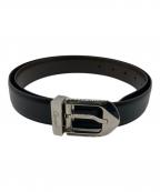 Cartierカルティエ）の古着「アルディロン ベルト」｜ブラック×ブラウン