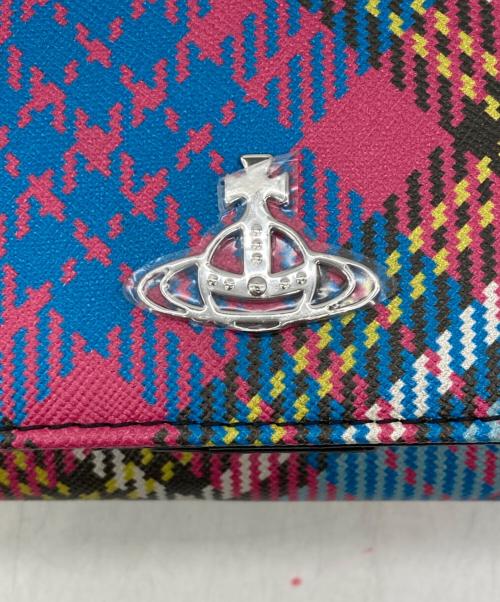 Vivienne Westwood（ヴィヴィアンウエストウッド）Vivienne Westwood (ヴィヴィアンウエストウッド) BIOGREEN SAFFIANO PRINTED 長財布 ピンク 未使用品の古着・服飾アイテム
