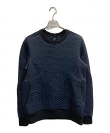 BYBORRE（バイボレ）の古着「WEIGHT MAP SWEATER」｜ネイビー