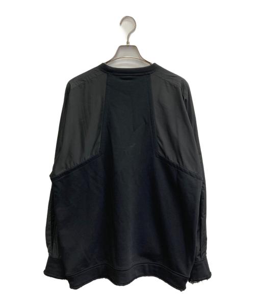 ISABEL BENENATO（イザベルベネナート）ISABEL BENENATO (イザベルベネナート) 素材切替 スウェット ブラック サイズ:XSの古着・服飾アイテム