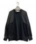 ISABEL BENENATO（イザベルベネナート）の古着「素材切替 スウェット」｜ブラック
